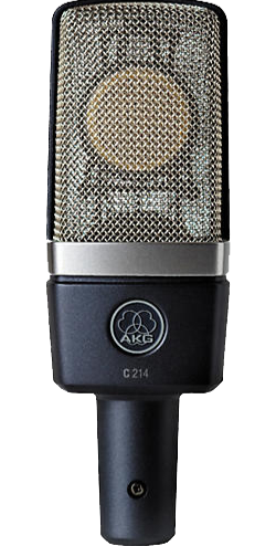 picture of a AKG C214 microphone